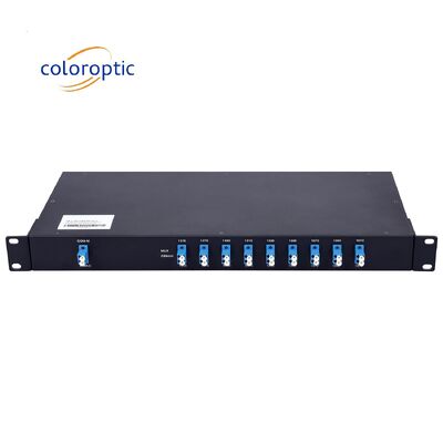 1270nm - 1610nm SMF CWDM MUX 16 채널 효율적인 데이터 전송