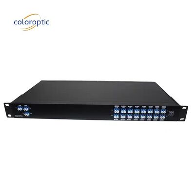 단일 섬유 WDM 모델 40 채널 DWDM AAWG WDM 시스템 LC 커넥터