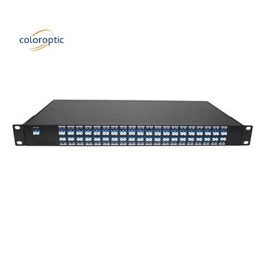 AAWG 96 채널 WDM 모델 듀얼 싱글 모드 파이버 50GHz DWDM WDM 시스템