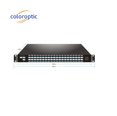 듀얼 파이버 WDM 40CH C21-C60 패시브 Dwdm Mux Demux 1310nm 포트