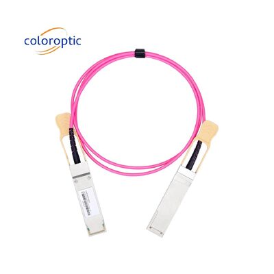 100G QSFP28에서 100G QSFP28 AOC DAC 케이블 1m - 데이터 센터용 70m 길이