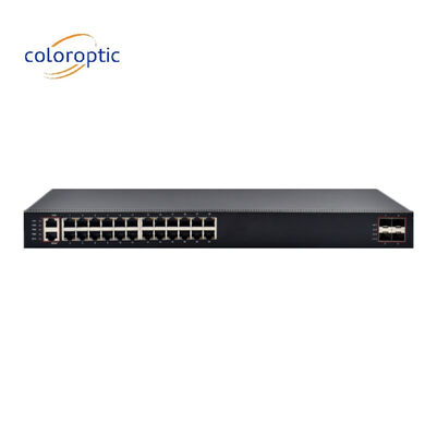 고성능 계층 3 코어 네트워크 스위치 24 포트 4*10G SFP+ 포트