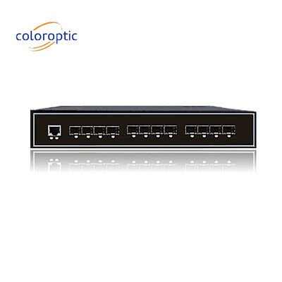 산업용 지능형 이더넷 스위치 8GE SFP 4 포트 10GE SFP+ 1 콘솔