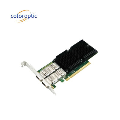 PCIe X16 듀얼 포트 QSFP28 이더넷 네트워크 어댑터 100G 인텔 E810